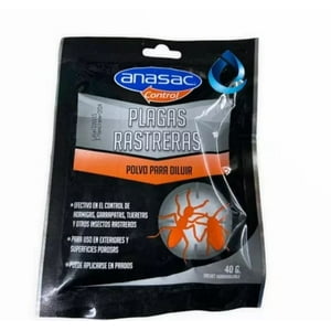 Anasac - Polvo Para Diluir Contra Animales Rastreros 40G