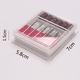 thumbnail image 3 of Juegos de brocas y bandas de lijado para manicura y pedicura, brocas de repuesto para taladro eléctrico de uñas con 6 brocas y 6 bandas de lijado., 3 of 8