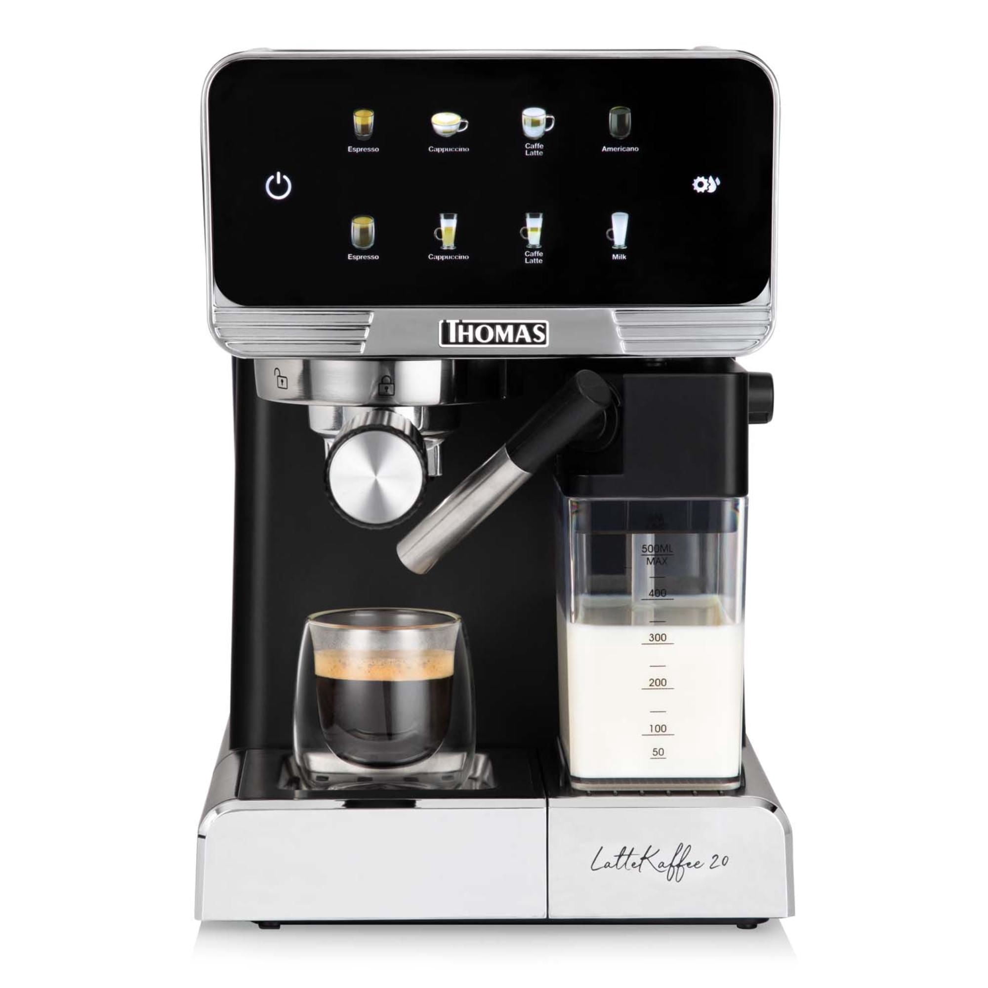 Cafetera Expresso LatteKaffee 20 TH-165DEL 1.8 Litros 1350W Negro