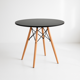 thumbnail image 1 of Mesa de Comedor Eames 80cm redonda - Negra, 1 of 7