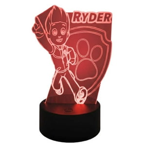 Lelumania - Lampara Ilusion 3D Rayder De 7 Colores, Base Touch