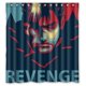 thumbnail image 1 of Cortina de ducha Berserk, juego de cortina de baño con ganchos, tamaño 66 x 72 pulgadas, 1 of 3