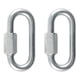 thumbnail image 1 of Clips de mosquetón CURT 82903 para cadenas de seguridad para remolques, paquete de 2, 1 of 6