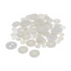 thumbnail image 5 of 1 Paquete De Botones Redondos De Resina Botones Decorativos Costura Artesanal Blanco, 5 of 5