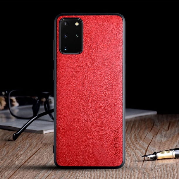 Luxury Vintage Leather Skin Coque Soft Phone Case For Samsung S20 Fe Plus Ultra