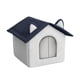 thumbnail image 3 of Caseta para gatos portátil, impermeable, resistente al viento, plegable, con aislamiento y papel de aluminio para mascotas pequeñas, ideal para jardín, 3 of 5