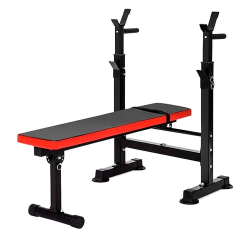 Sportime - Press Banca Abdominal Multiposicion + Atril Sentadillas Y Fondo