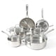 thumbnail image 1 of Juego de utensilios de cocina Martha Stewart Castelle, 10 piezas, acero inoxidable, 1 of 6