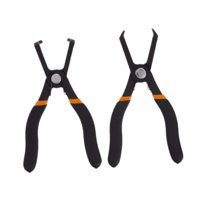 Ioensy - Juego De 2 Alicates Para Quitar Pasadores De Empuje, Incluye Alicates De 30 Grados Y 80 Grados, Color Negro