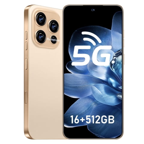 Smartphone Jqakp 16Pm 16 Gb + 512 Gb, Pantalla De 6,99"" 5G,
