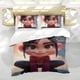 thumbnail image 5 of Vanellope Conjunto de sábanas temático, trío de piezas, cómodo y amigable con la piel, diseño único, regalo de decoración para el hogar para familiares, amigos y fans,135cm *200cm, 5 of 6
