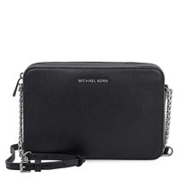 Cartera Michael Kors Crossbody De Piel Saffiano, Negro