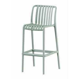Escandinavia - Piso Taburete Silla Alta Bar Cocina Magnus 65Cm Verde Verde Tamaño Unico