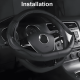 thumbnail image 2 of Funda Cubre Volante Tipo D Eco Cuero Antideslizante Lite Lit, 2 of 3