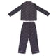 thumbnail image 3 of Pijama Mujer Button Barbie Negro Lineas Rosa Talla L, 3 of 3