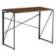 thumbnail image 1 of Mesa Escritorio Plegable de Metal y Madera Nogal 100x50x75 cm, 1 of 5