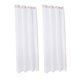 thumbnail image 2 of 2 Uds. Cortina Transparente Con Ojales, Cortina Impermeable Para Patio, Cortinas De Gasa Para Privacidad, 2 of 5