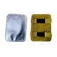 thumbnail image 4 of Almohadilla de mano para soldadura trasera aluminizada, guantes ignífugos de cuero PU térmicos, almohadilla para soldadura de Camping, soldador, corte, 4 of 5