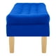 thumbnail image 3 of Banqueta Wood 2c Felpa 05 Azul Rey, 3 of 4