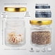 thumbnail image 4 of Frascos de vidrio Folinstall, paquete de 60 unidades, 50 ml, minivelas con miel, 4 of 7