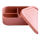 thumbnail image 1 of Contenedor plástico hermético bento box, rojo, 1 of 3