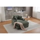 thumbnail image 1 of [VIDEO/New]Corduroy Upholstered Chaise Lounge Sofa with Handrail storage,Movable ottoman,Cupholders,Detachable Cushions Deep Seat for Living Room Office,3 colour,Wide stripe corduroy, 1 of 3