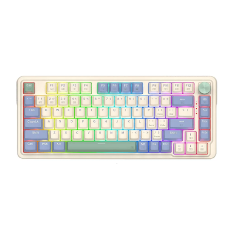 Genérico - Teclado Redragon Español Latino Pastel Rgb