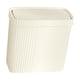 thumbnail image 3 of Papelera De Baño Estrecha Y Delgada Rectangular Para Inodoro, Papelera Multiusos De Color Blanco Crema, 3 of 5