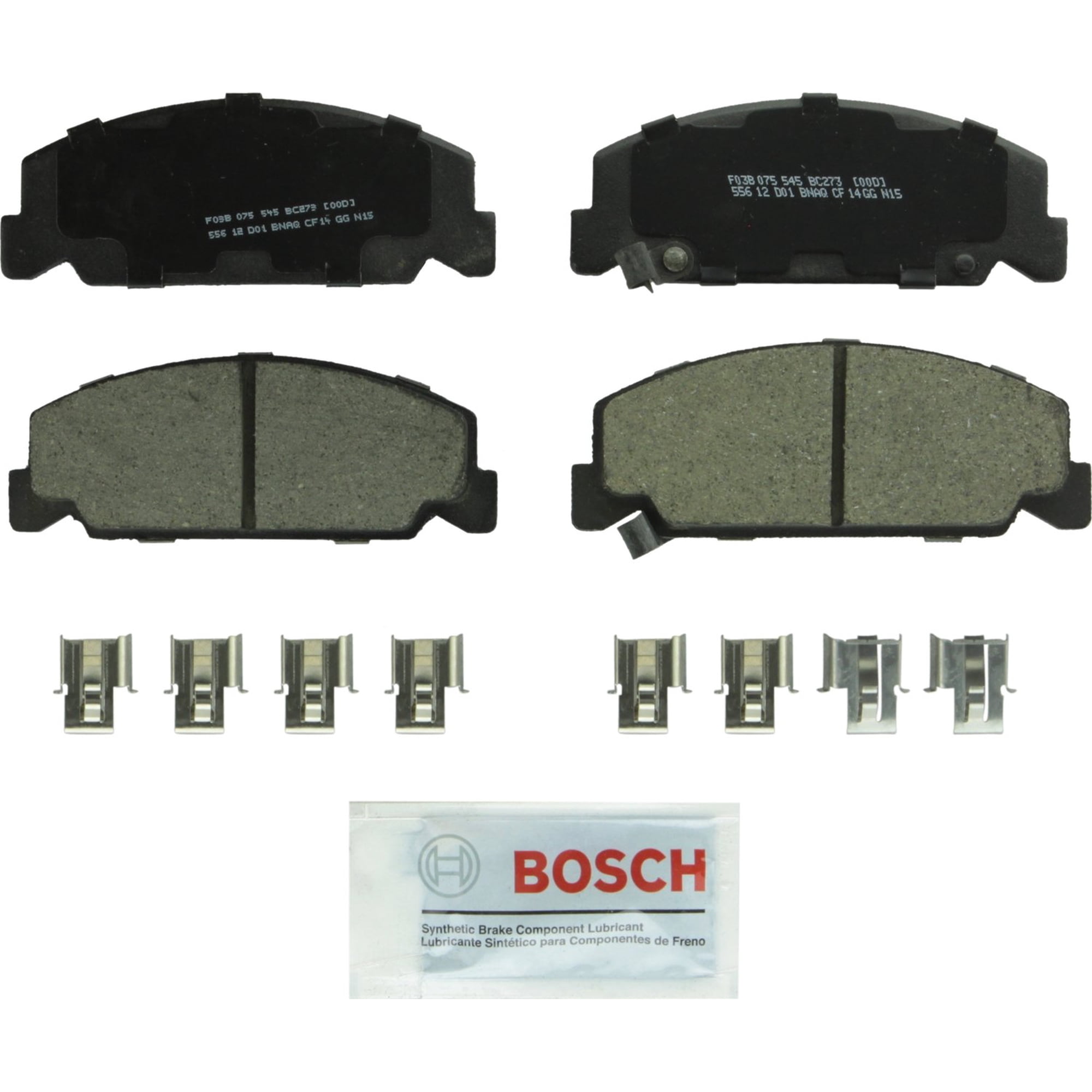 Juego De Pastillas De Freno De Disco Bosch Bc273 Quietcast Honda Accord, Civic