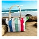thumbnail image 3 of Bolso Playa Algodón Lineas Con Cierre Y Bolsillo, 3 of 9