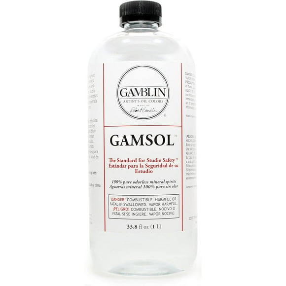 Gamsol Trementina Para Oleo Sin Olor 946 ml