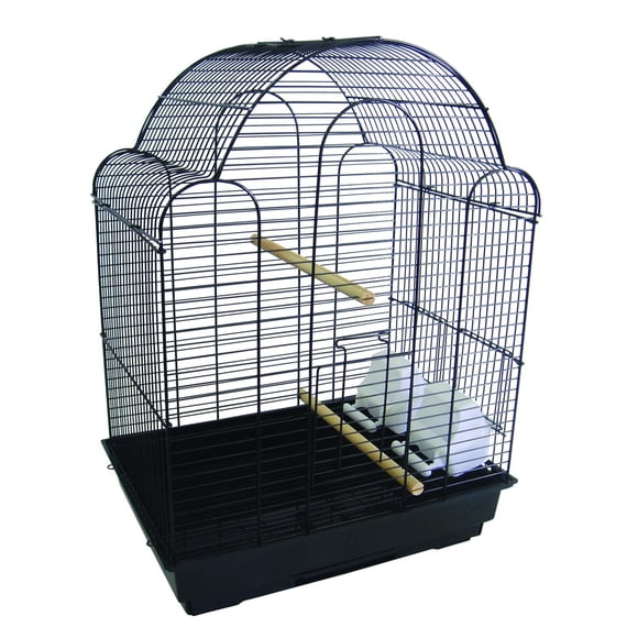 Carcasa para pájaros YML 1704 con espaciamiento de 3/8 barras en la parte superior con puerta extraí