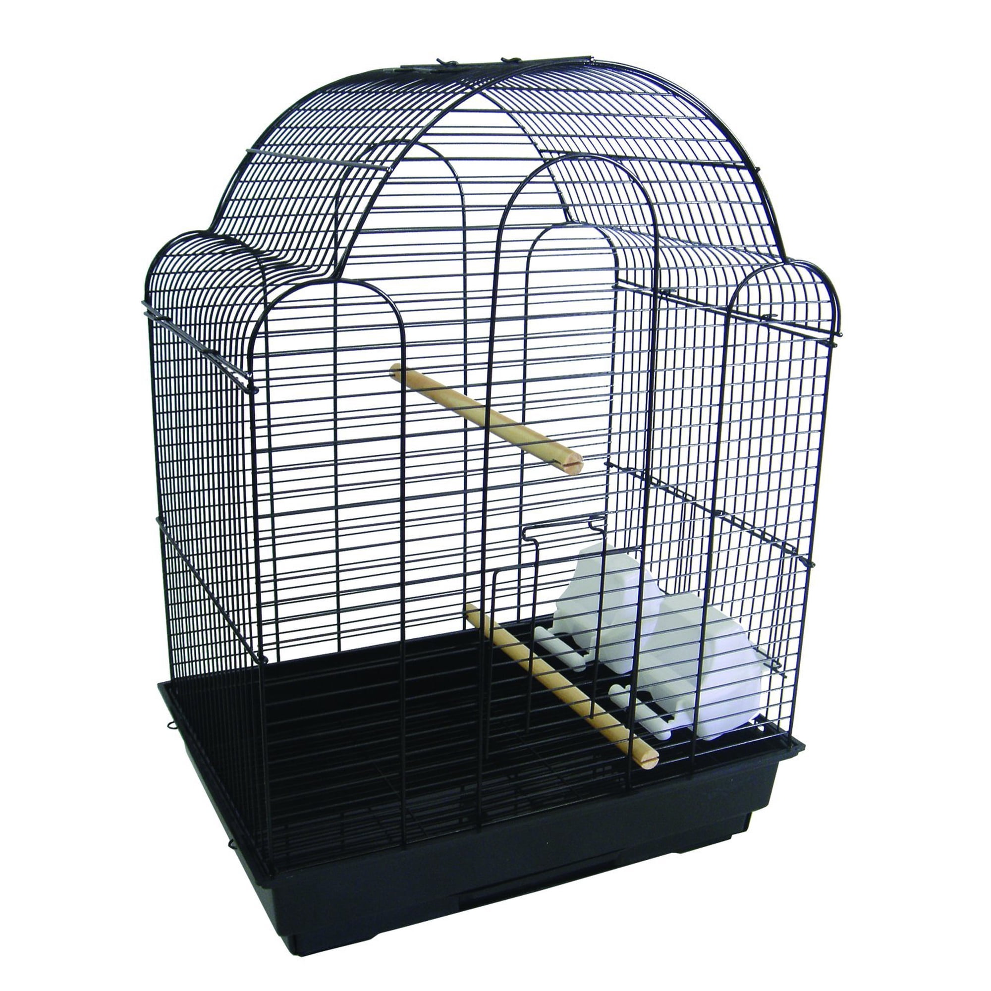 Yml Group - Carcasa Para Pájaros Yml 1704 Con Espaciamiento De 3/8 Barras En La Parte Superior Con Puerta Extraí