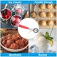 thumbnail image 5 of Uxcell 1.3 Onzas Cuchara para Helado con Gatillo, Cuchara para Galletas de Porción de Acero Inoxidable con Gatillo de Pulgar, Rojo, 5 of 6