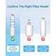 thumbnail image 2 of Filtro de agua para refrigerador Filterlogic FL-RF27, paquete de 3, 2 of 9