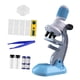 thumbnail image 2 of Kits De Vástago Educativos Para Microscopio Para Niños, 1200x, Para Niños Y Niñas De 5 A 7 Años, Regalos Navideños, Azul, 12 Uds., 2 of 3