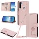 thumbnail image 1 of Funda Cartera Trébol para Xiaomi Redmi Note 8 4G con Ranuras Tarjetas y Carga Inalámbrica Rosa, 1 of 6