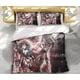 thumbnail image 2 of Att-ack on Gi-ant Eren L-evi Ani-me Soft 3D Pri-nted Du-vet Cover -Bedd-ing Set with Co-mforte-r Cover-, 2 of 5
