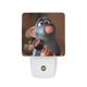 thumbnail image 1 of Ratatouille Luz nocturna LED con sensor de anochecer a amanecer para dormitorio, baño, pasillo, escaleras - Lámpara LED nocturna de enchufe, 0.5W - 1 pieza, 1 of 6