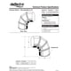 thumbnail image 2 of Deflecto de ventilación para secadora DE904 de 4 pulgadas, ajustable, aluminio, 2 of 2