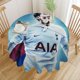 thumbnail image 3 of Son Heung-min Mantel Redondo con Estampado Icónico de Temática, Se Adapta a la Mayoría de Mesas, Fácil de Cuidar, Regalo Perfecto para Aficionados, Amigos y Familia.180cm, 3 of 6