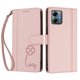 thumbnail image 3 of Funda Cartera Trébol para Motorola Moto G Play 2025 con Ranuras Tarjetas y Carga Inalámbrica Rosa, 3 of 6