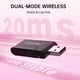 thumbnail image 3 of Auriculares AOC Inalámbricos Gaming Rosa RGB 45 h BT 5.4, 3 of 9