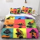thumbnail image 2 of Juego de funda nórdica con estampado 3D de Daffy Duck de Entemah, juegos de ropa de cama con cierre de cremallera oculto, funda de edredón de poliéster de microfibra con diseño de anime para, 2 of 3