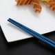 thumbnail image 5 of Utensilios portátiles, juego de cubiertos para viajes y camping, 8 piezas que incluye cuchillo, tenedor, cuchara, palillos, cepillo de limpieza y pajitas, estuche portátil, juego de cubiertos de acero, 5 of 7