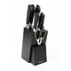 thumbnail image 1 of Taco Cuchillos Acero Con Tijera y Pelador Infini Set 8 Pcs negro, 1 of 7