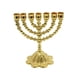 thumbnail image 5 of Portavelas Judío Hanukkah Menorah 7 Ramas Candelero Portavelas Dorado, 5 of 5