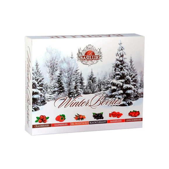 Te Negro Frutal Winter Berries Caja 60 Bolsas