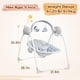 thumbnail image 3 of Baby Swing AskCat portátil con velocidad, música y temporizador de 0 a 6 m, de 3 a 9 kg, 3 of 6