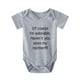thumbnail image 2 of Baby Boys Casual Cute Short Sleeve Onesie With "Of Course I'm Adorable Haven't You Seen My Seen My Mother" Print For Summer, 2 of 5